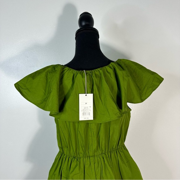 New! A new day green ruffle dress - Picture 5 of 5